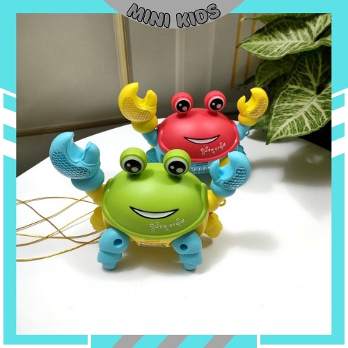 Đồ Chơi Con Cua Chạy Pin Có Nhạc Phát Sáng