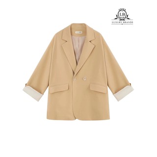 [CÓ SẴN] Áo khoác nữ dáng vest blazer chất đẹp dày dặn dáng basic một cúc trơn