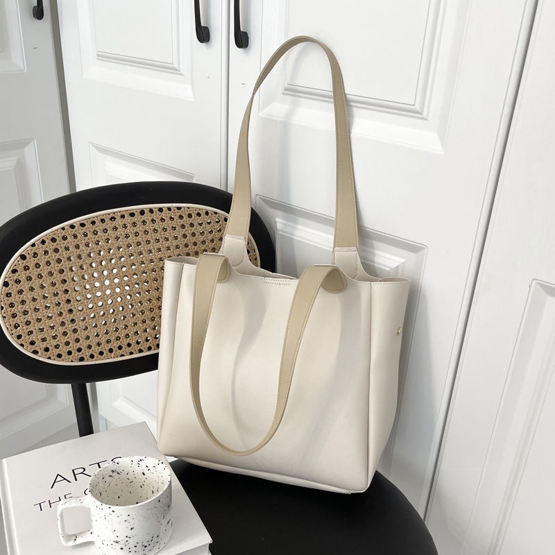 Túi Tote Đeo Vai Sức Chứa Lớn Thiết Kế Nhỏ Gọn Thời Trang Cho Nữ