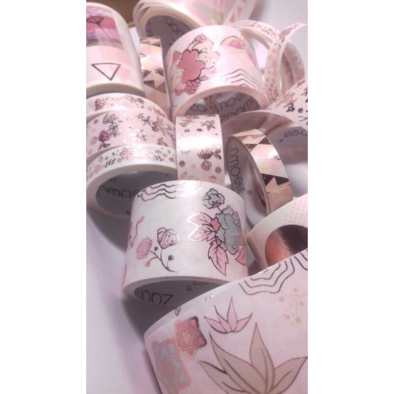 [WR] Washi chiết họa tiết Sakura- Set 5 mẫu