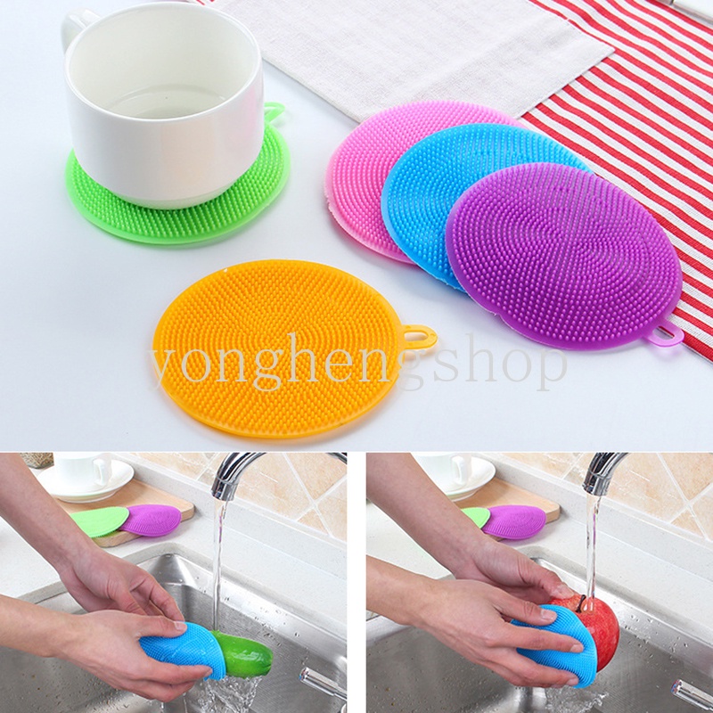 Miếng silicone rửa chén đa năng tiện dụng