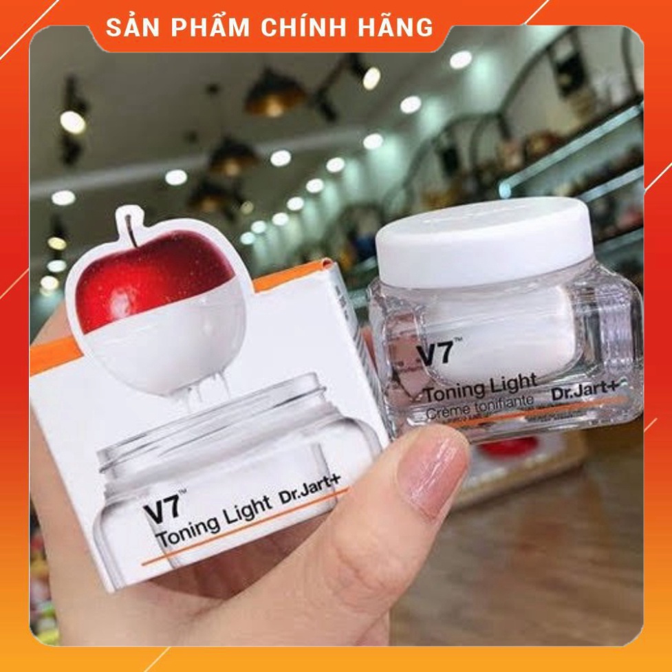 Kem dưỡng trắng tái tạo da V7 Toning light Hàn Quốc size mini 15ml
