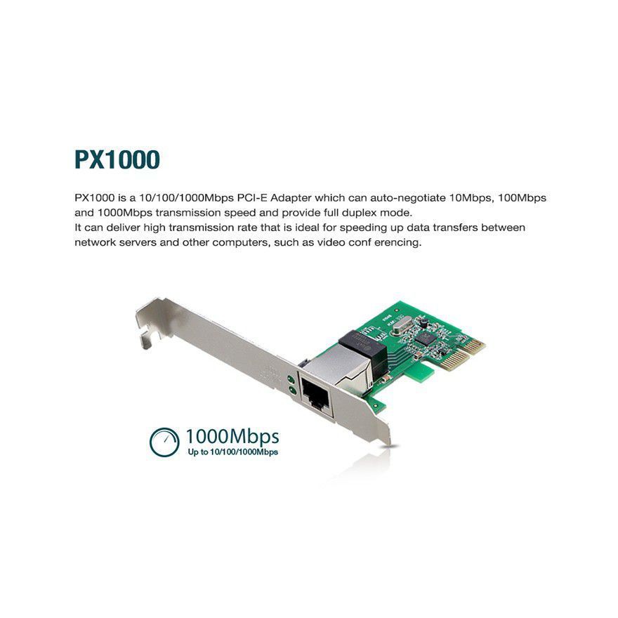 Card Mạng PCI-E Gigabit Totolink PX1000 –
