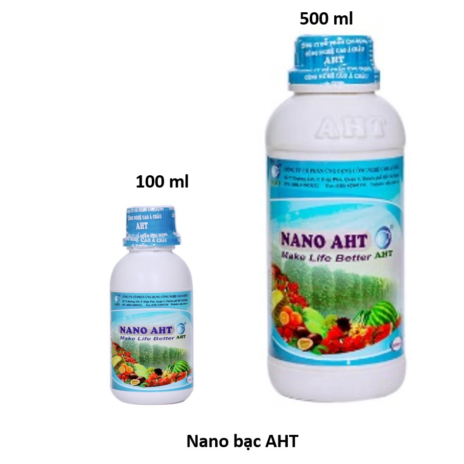 Phân bón vi lượng Nano Bạc AHT 100ml-500ml