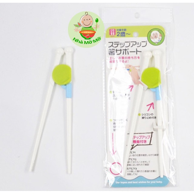 Đũa tập ăn tập gắp cho bé hàng xuất Nhật - Nhà Mỡ Mỡ