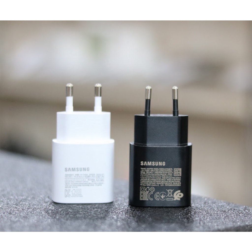 Bộ sạc nhanh  25W cổng Type C dùng được Note 10 Note 20 A71, A70, A80, A90, S20, S20+, S20 Ultra