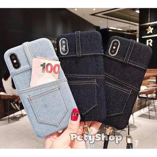 Ốp jean có túi iphone x xs xr xs max 6 6s 7 8 6plus 6s plus 7plus 8plus