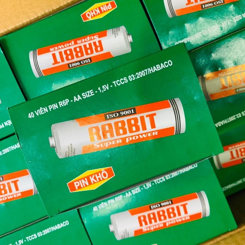 Vỉ 4 viên pin Con Thỏ GABY