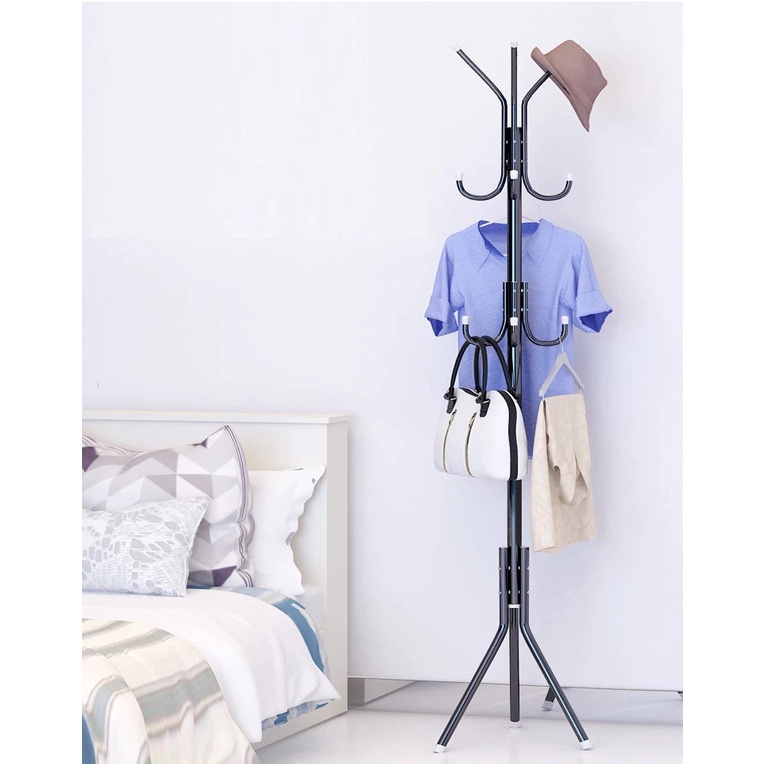 Cây treo đồ, treo quần áo, túi xách, mũ, nón đa năng, tiện lợi, chắc chắn có video hướng dẫn lắp ráp