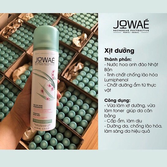 Xịt Khoáng Dưỡng Ẩm Jowae Hydrating Water Mist 200ml chính hãng