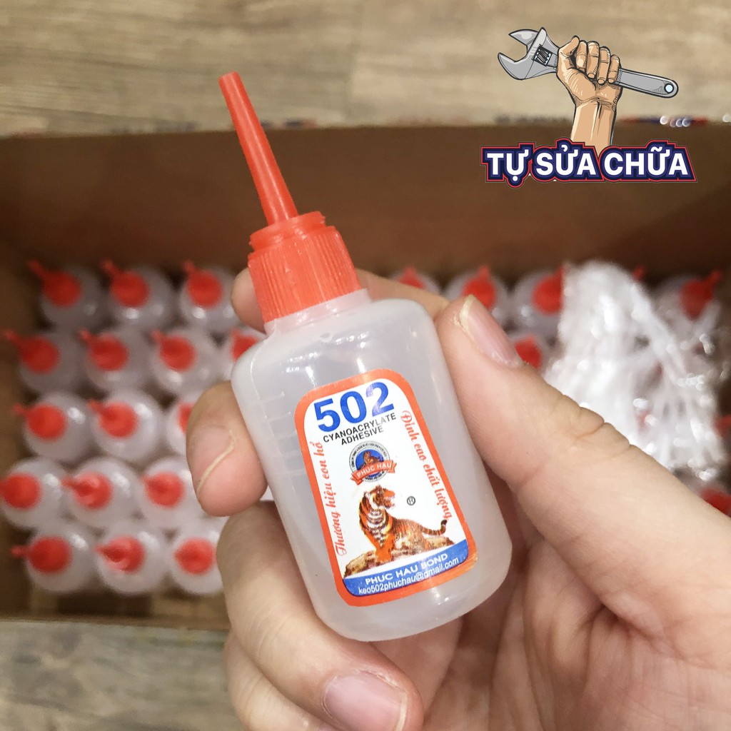 Keo dán 502 Phúc Hậu - Keo con hổ siêu chắc kết dính nhanh