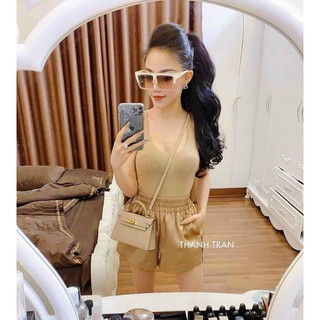 Quần Short Nữ, Sooc Lụa Cạp Chun Cao Cấp (50-90kg)