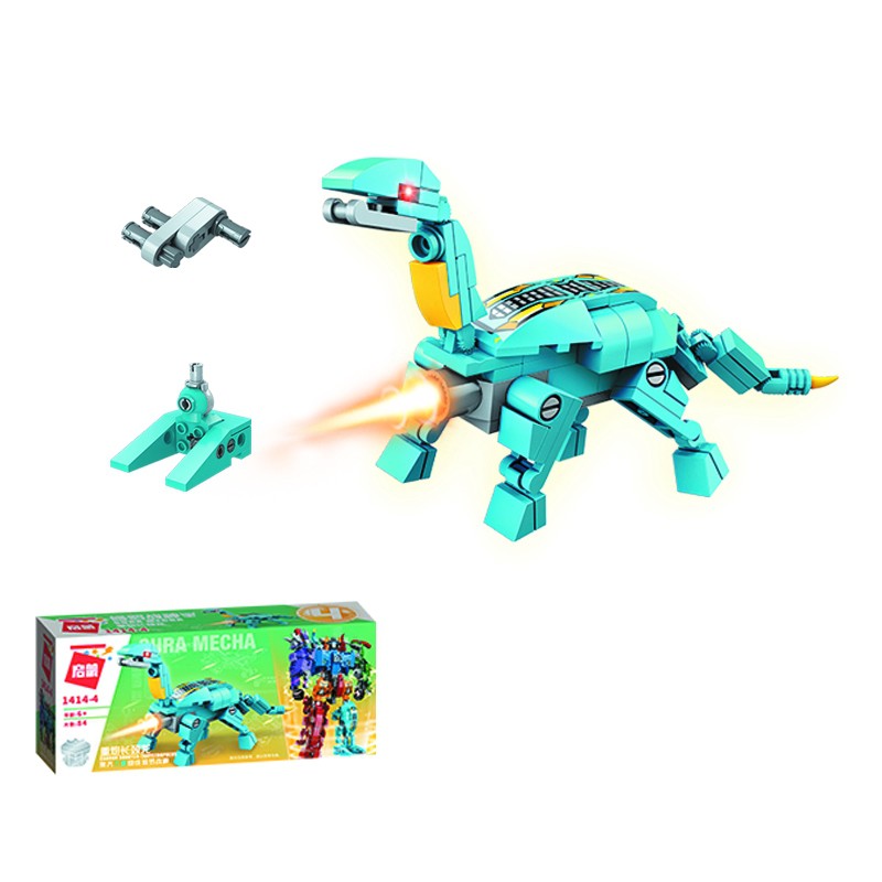 Xếp hình đồ chơi lắp ráp trí tuệ sáng tạo mô hình tàu chiến cho bé yêu 8 in 1