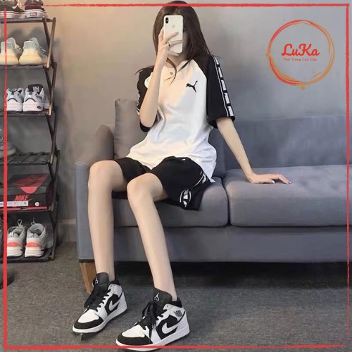 Set Đồ Nữ Thun Sang Chảnh Cá Tính Đi Chơi Bigsize Giá Rẻ Sang Chảnh Ulzzang Mùa Hè Thể Thao Mặc Nhà Đi Chơi Form Rộng