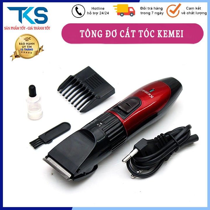 Tông đơ cắt tóc trẻ em sạc điện kemei km-730