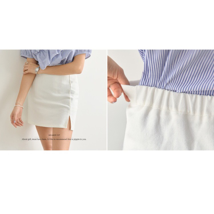 Chân váy ulzzang xẻ 1 bên chân váy xẻ có màu trắng bigsize có size đại | BigBuy360 - bigbuy360.vn