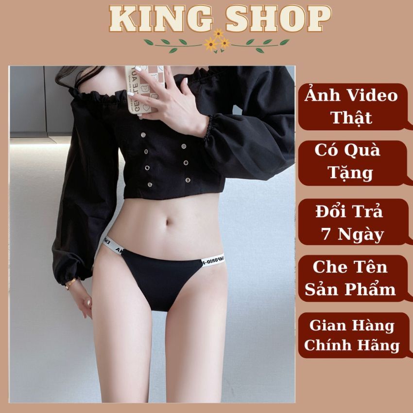 Quần lót nữ su thun lạnh cao cấp phong cách châu âu, quần chíp co dãn 4 chiều thoáng mát Kingshop L013