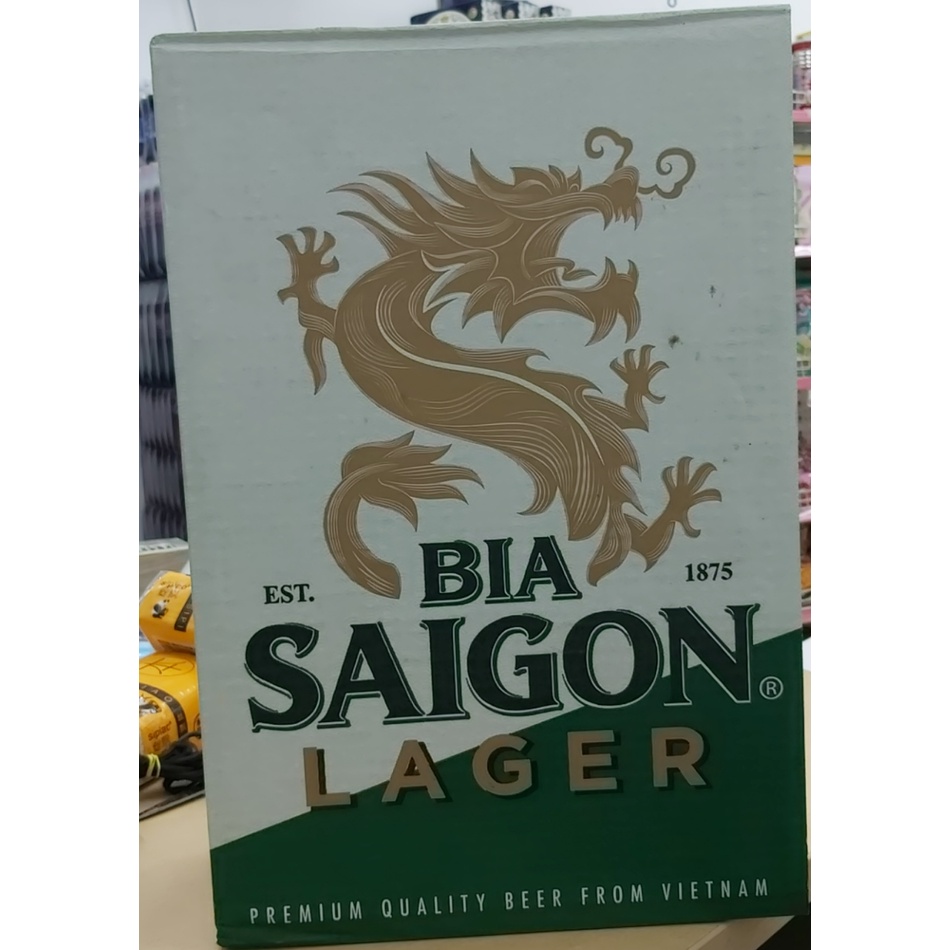 Thùng Bia Saigon Xanh 24 Lon