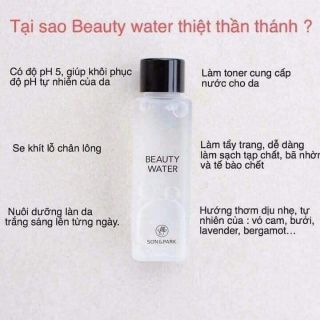 Nước cân bằng da Beauty Water 60ml