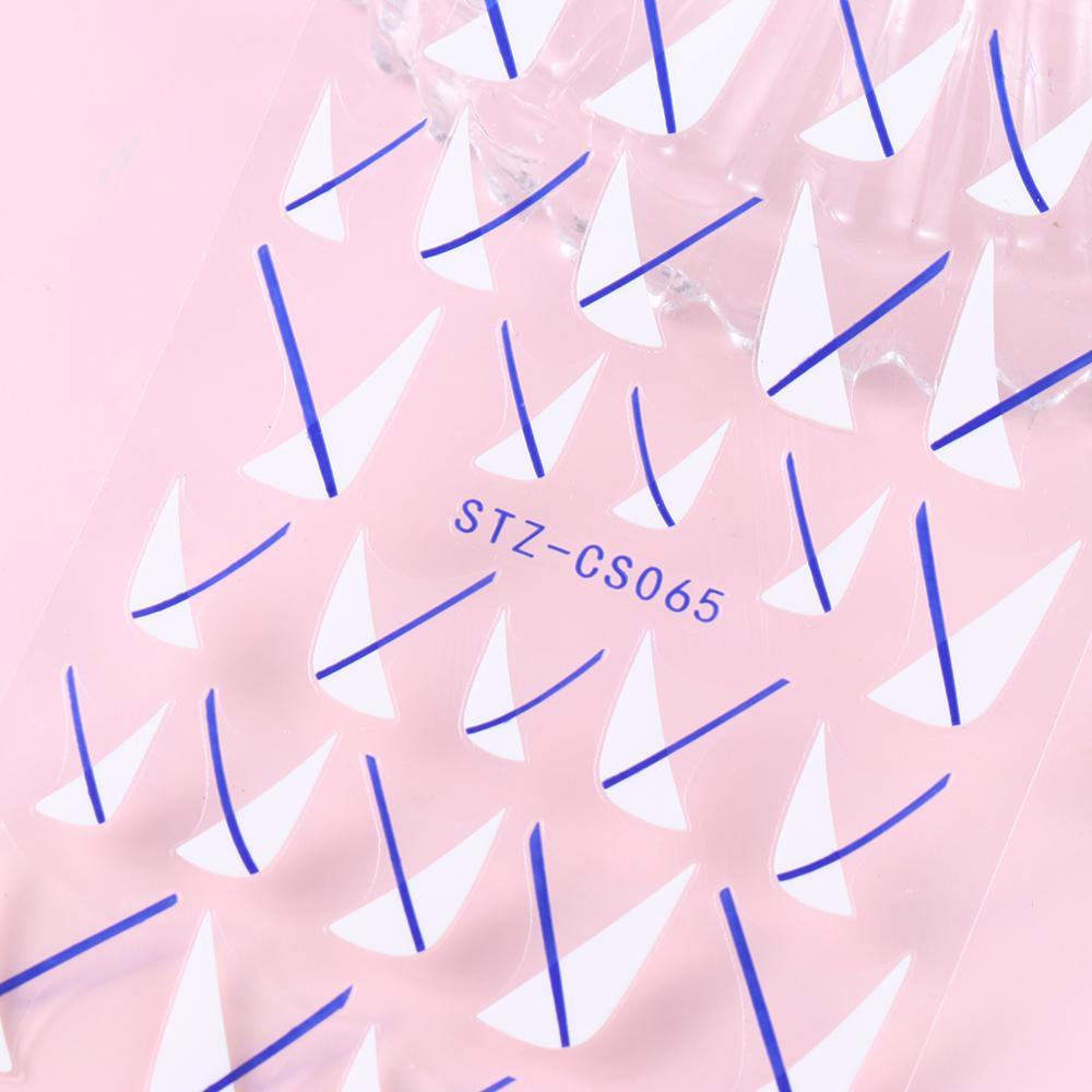 Miếng Dán Trang Trí Móng Tay Nghệ Thuật Dạng Sóng DIY