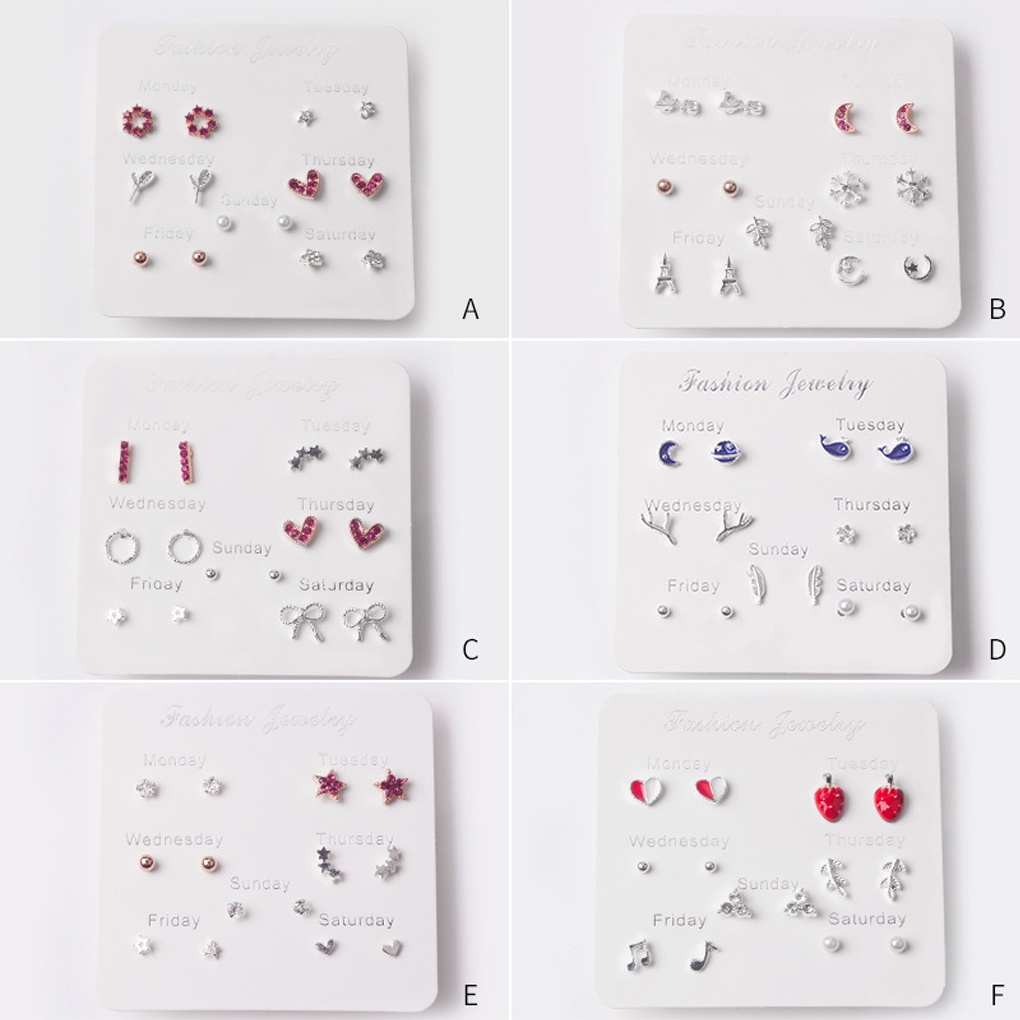 Bông Tai Nữ tinh tế hình ngôi sao trái tim thời trang Loại A Broxah. vn