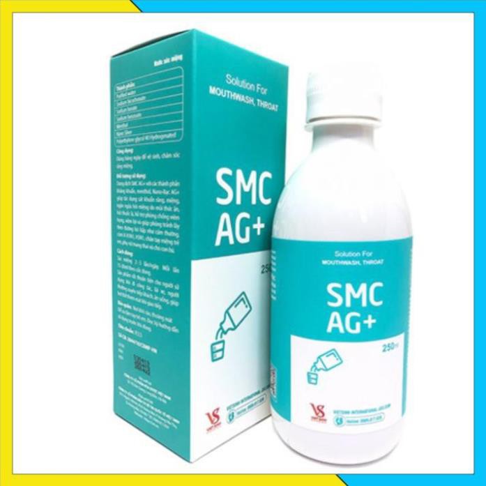Nước súc miệng SMC AG+, SMC AG+ chăm sóc răng miệng