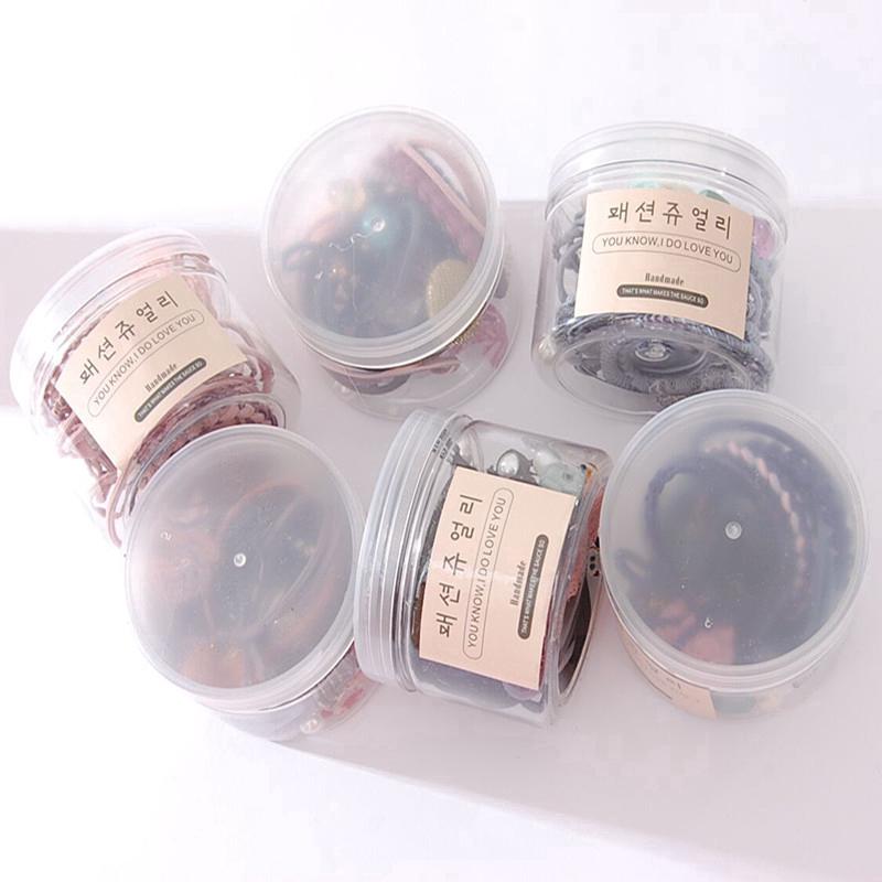 Set 12 Cột Tóc Co Giãn Thời Trang Hàn Cho Nữ