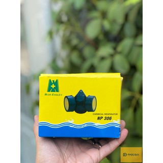 MẶT NẠ PHÒNG ĐỘC BLUE EAGLE  NP306 2 lọc + 2 PHIN LỌC