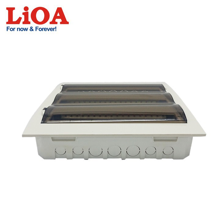 Tủ điện LiOA đế nhựa dùng cho MCB, MCCB, RCBO chứa 36 đến 54 aptomat (SE4FC36/54LA)