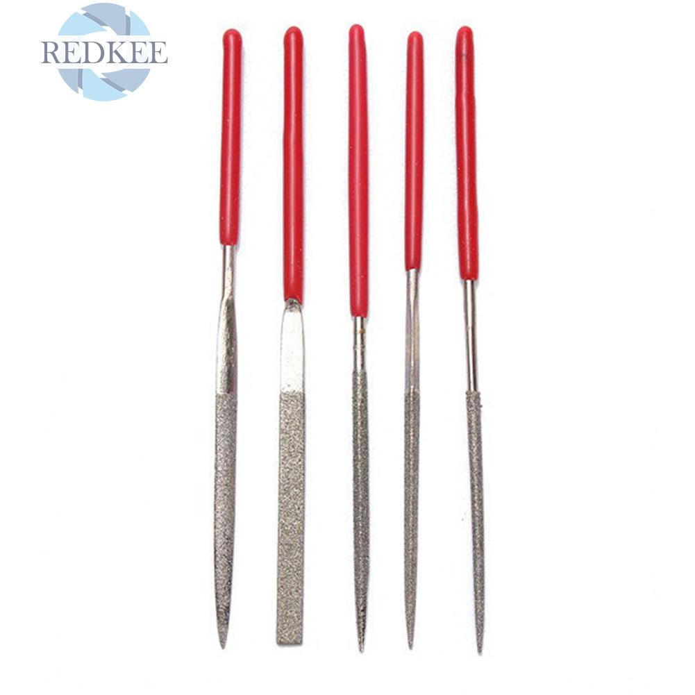 Bộ 5 cây dũa đánh bóng đồ gỗ / kính / kim loại chất lượng