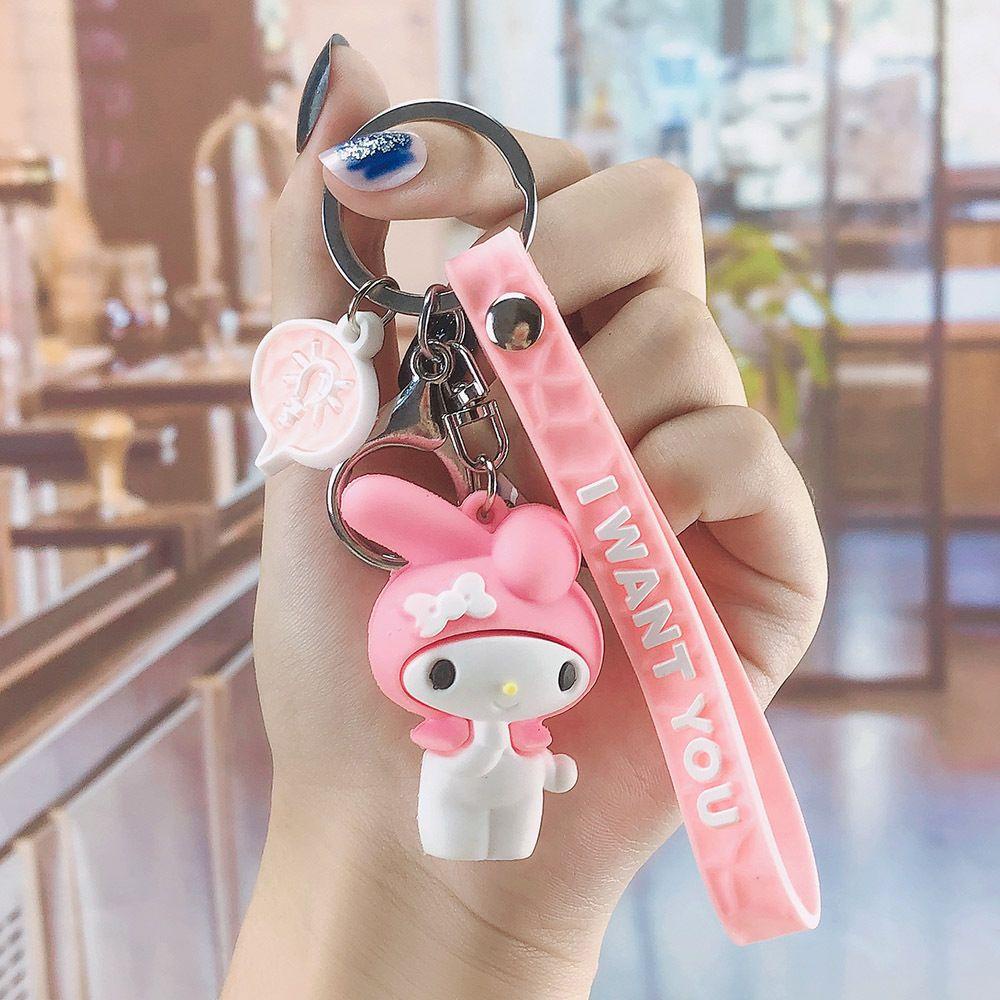 Móc Khóa Silicon Hình Chú Ếch Mắt To Hoạt Hình Sáng Tạo