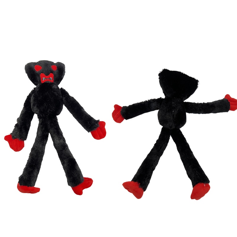 Newest 40cm Black Poppy Playtime Huggy Wuggy Plush Toy Soft Stuffed Monster Doll Kids gift