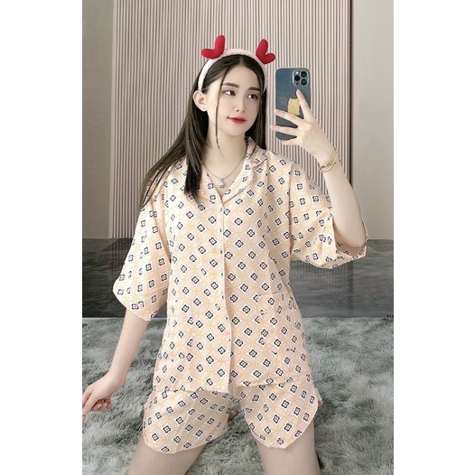 [Mã 154FASHIONSALE giảm 12% đơn 99K] Bộ Pijama Lụa Cao Cấp Cánh Dơi Áo Cộc Quần Đùi