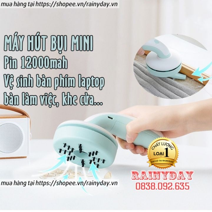 Máy hút bụi bàn phím laptop, máy hút bụi ga giường nệm gối đệm sofa máy tính pc mini cầm tay không dây