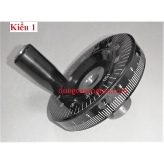 Tay quay có chia vạch, tay quay cho máy tiện máy phay mini D80 lỗ 10mm D63mm lỗ 8mm/10mm