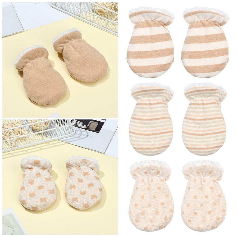 Găng Tay Lông Cừu Dày Dặn Dễ Thương Xinh Xắn Dành Cho Bé Sơ Sinh