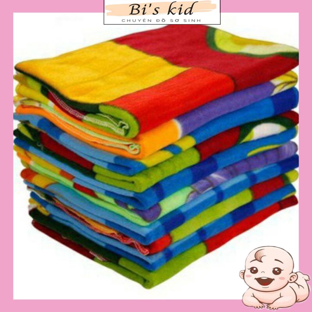 [Hàng Mới Về] Chăn Nỉ Mỏng To Cho Bé Sơ Sinh ( Quấn Bé Sơ Sinh , Làm Chăn Đắp , Chăn Ủ Bé ) Size 78Cm*96Cm