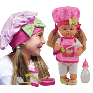 Búp Bê Đầu Bếp Nena Bambolina 36cm