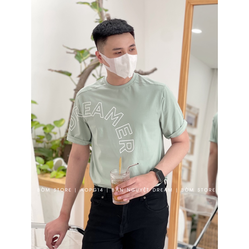 Áo Thun Nam In Bán Nguyệt Dreamer BEACON DENIM Form Vừa Thời Trang Nam AOPG14