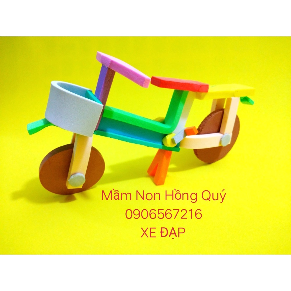 Xe đạp - Đồ chơi mầm non - CHỦ ĐỀ GIAO THÔNG