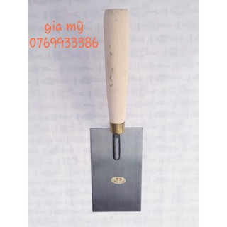 Bay Xây Vuông ( dụng cụ thi công xây dựng ) 9x16,5cm Cán Gỗ. GIA MỸ