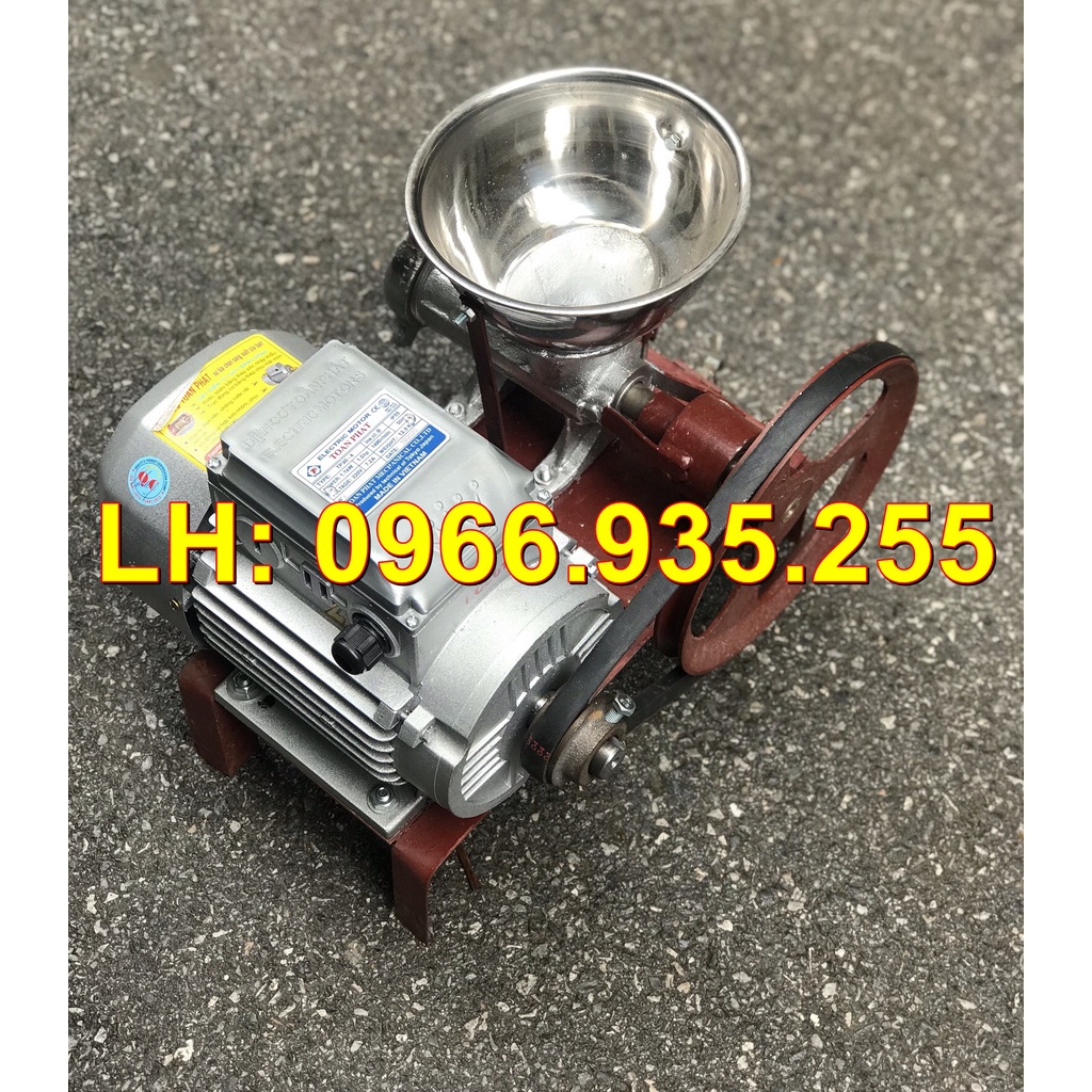 Máy đùn thịt, xay đùn xương, thịt, cá, cổ gà vịt, motor 1,1Kw siêu nhanh và nhuyễn