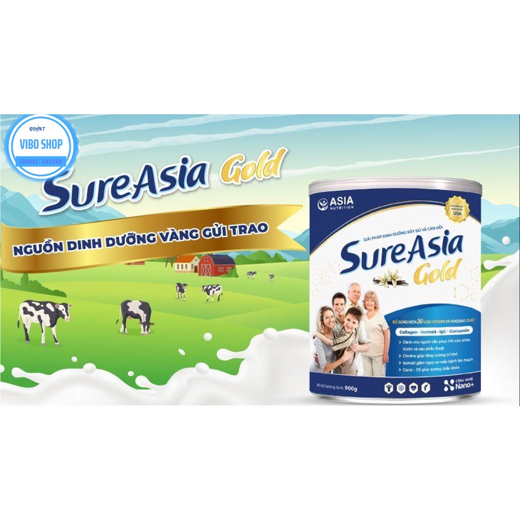 Sữa Ensure Gold Sure Asia Cung Cấp Dinh Dưỡng và Phục Hồi - Lon 900g