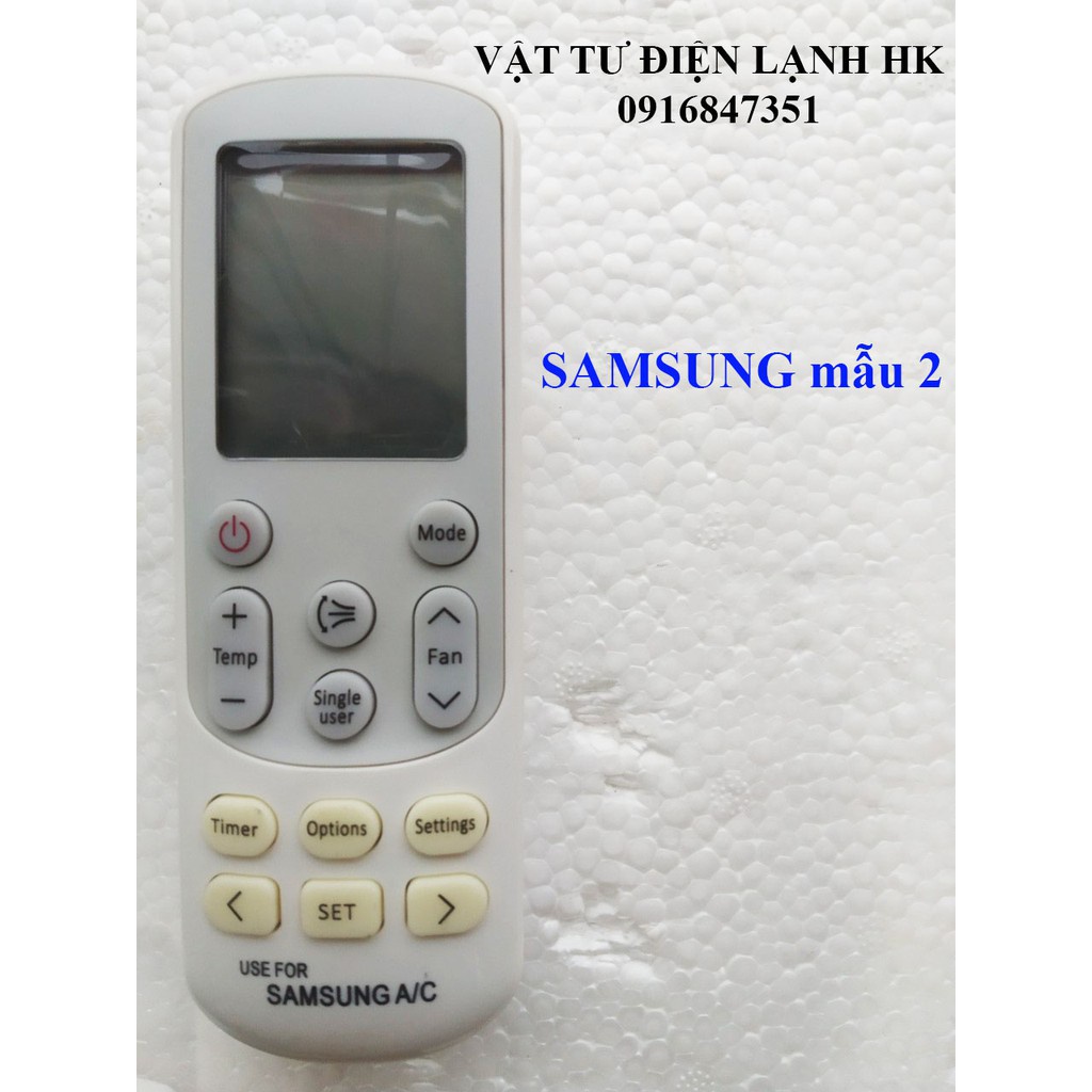 Điều khiển điều hòa các hãng mẫu như hình - Remote máy lạnh