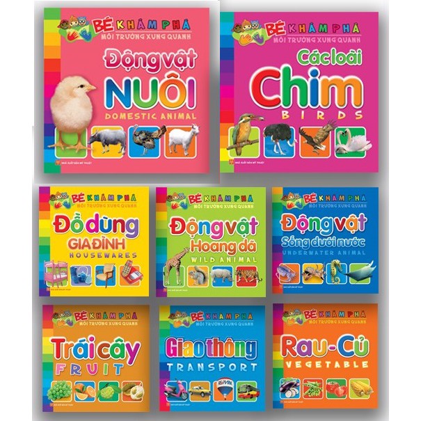 Sách - Combo 8 cuốn Bé Khám Phá Môi Trường Xung Quanh (Trọn bộ)