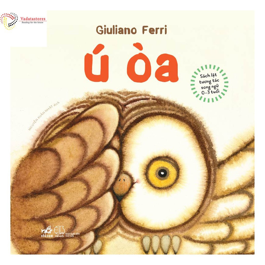 Sách - sách lật tương tác song ngữ 0-3 tuổi - Ú òa