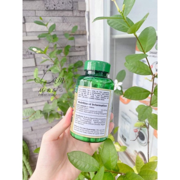 Viên lợi sữa Cỏ Cà Ri Fenugreek