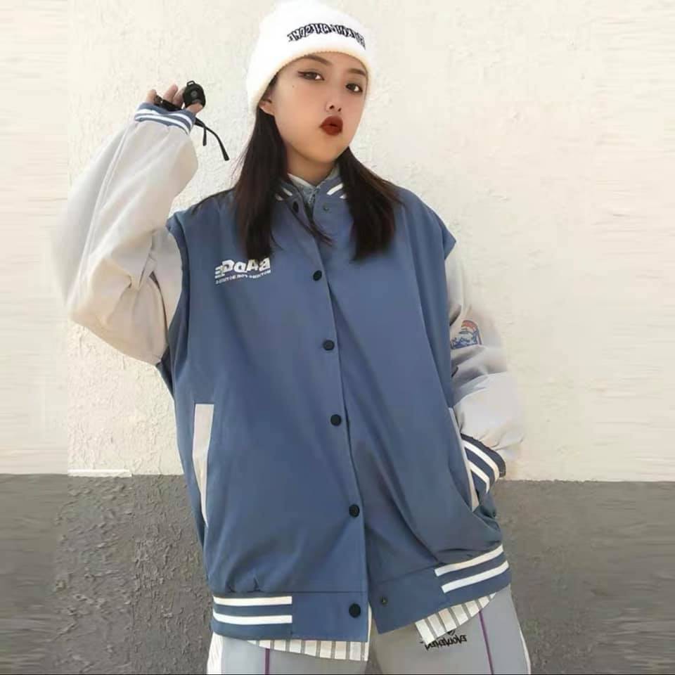 ÁO KHOÁC JACKET BOMBER  BADGE UNISEX - GIN STORE | BigBuy360 - bigbuy360.vn