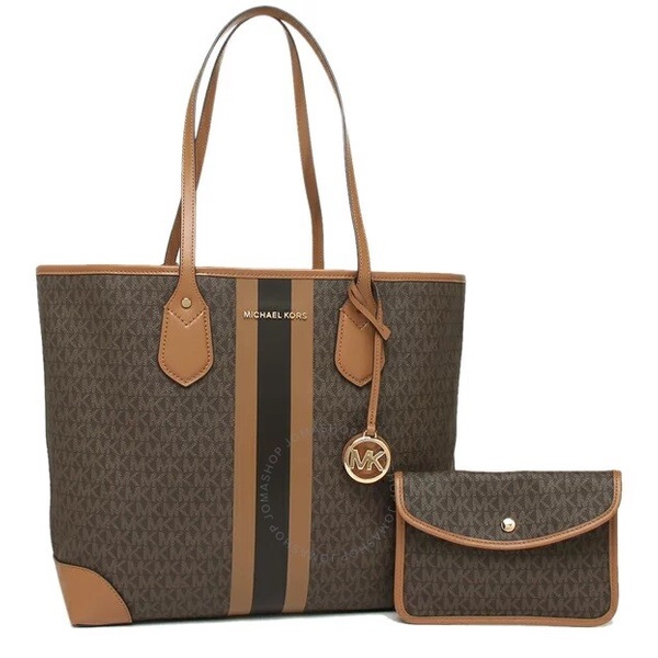 Combo túi và ví MICHAEL KORS Ladies Eva Signature Logo hàng Auth