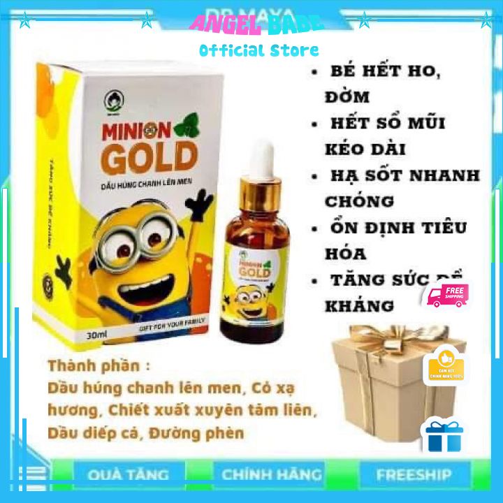 Dầu húng chanh Minion 30ml